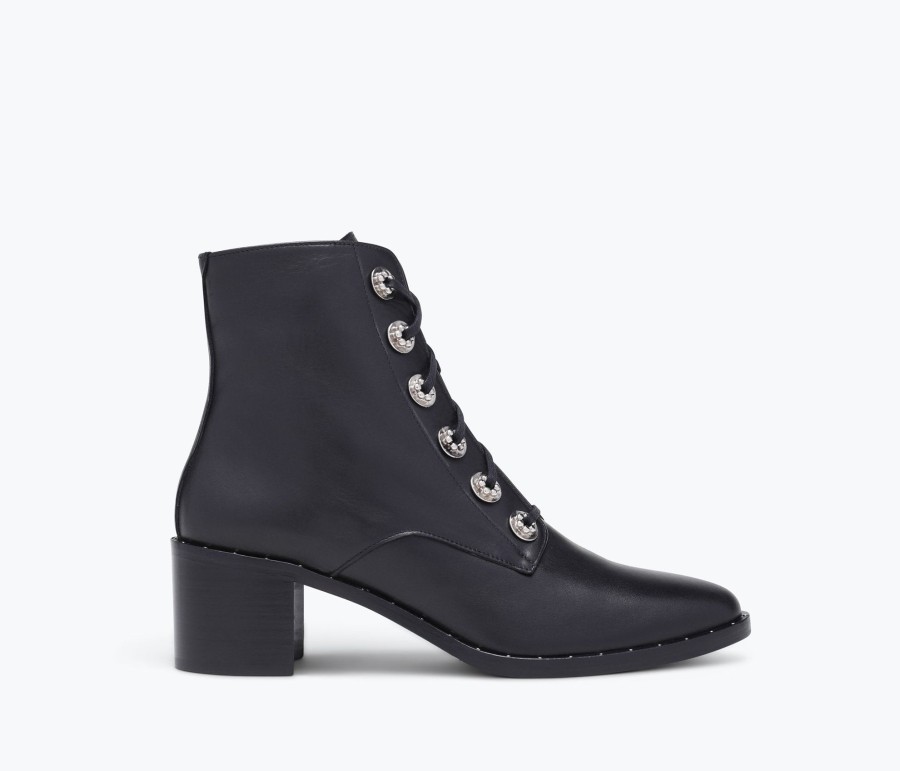 Footwear FREDA SALVADOR | Ace Lace Up Boot Black Calf