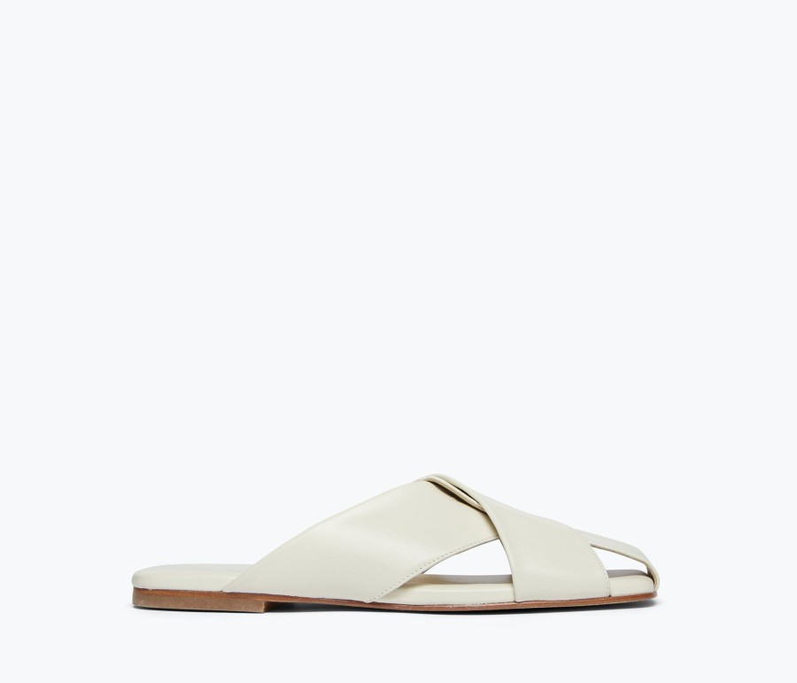 Footwear FREDA SALVADOR | Josi Slip On Mule Dove White Calf