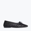 Footwear FREDA SALVADOR | Jada Handwoven Ballet Flat Black Closed Woven Calf