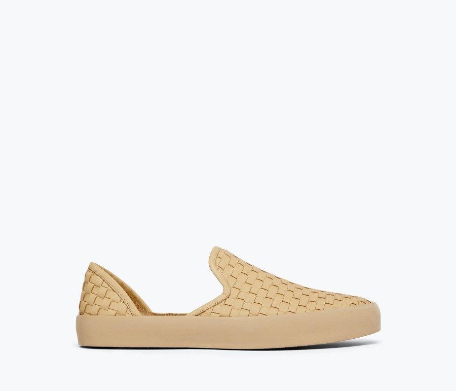 Footwear FREDA SALVADOR | Eddy D'Orsay Sneaker Natural Closed Woven Calf