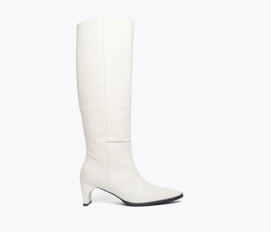 Footwear FREDA SALVADOR | Laina Tall Boot Ivory Calf