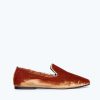 Footwear FREDA SALVADOR | Paisley Smoking Slipper Amber Velvet