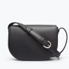 Handbags, Etc. FREDA SALVADOR | Lucas Saddle Bag Black Calf