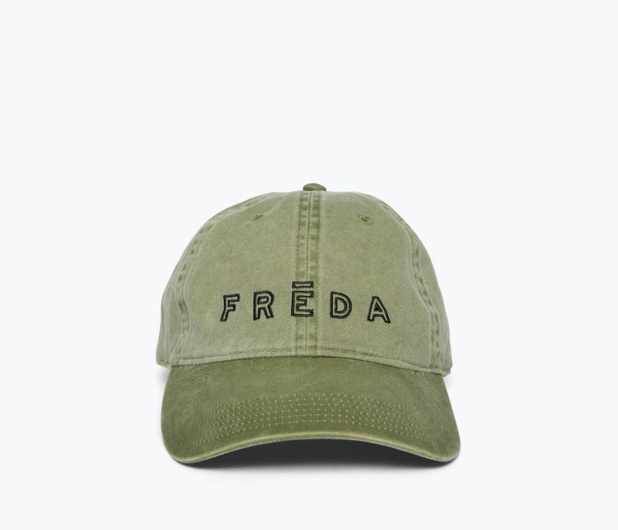 Handbags, Etc. FREDA SALVADOR | Embroidered Freda Hat Olive Green