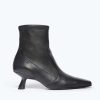 Footwear FREDA SALVADOR | Maddy Pull-On Ankle Boot Black Stretch Calf