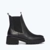 Footwear FREDA SALVADOR | Brooke Rain Resistant Boot Black Calf Water Resistant