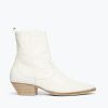 Footwear FREDA SALVADOR | Jolene Western Ankle Boot Pearl Embossed Croc