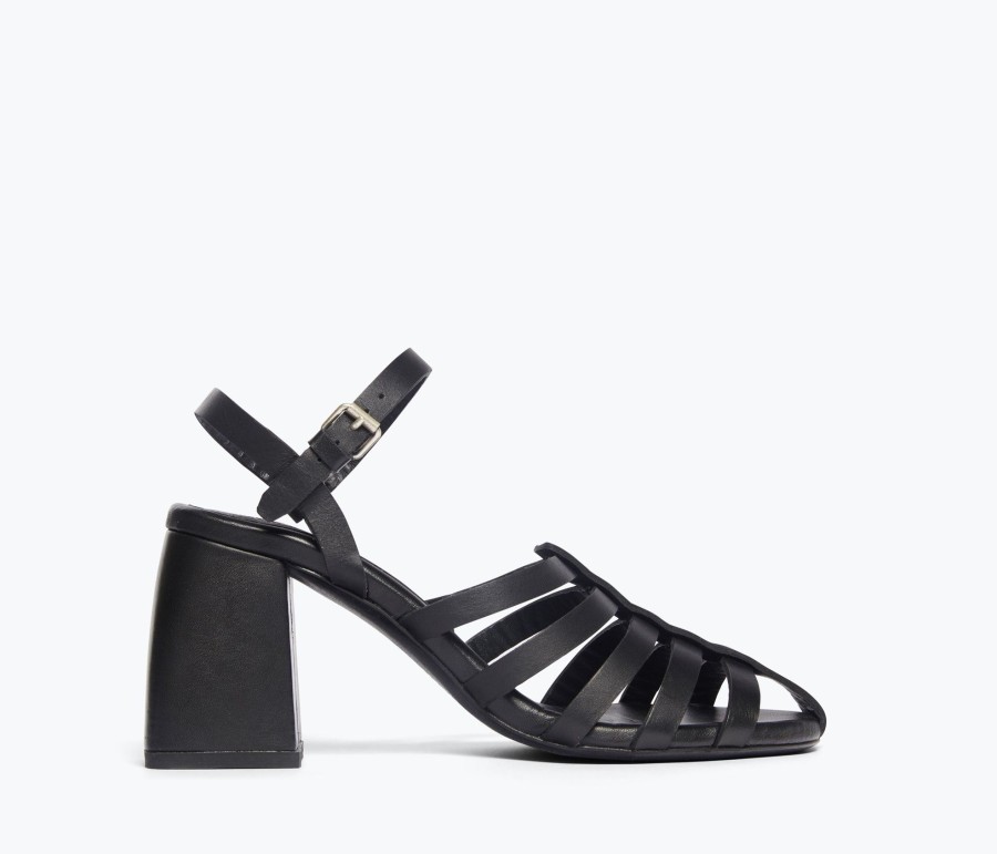 Footwear FREDA SALVADOR | Marisa Heeled Fisherman Black Calf