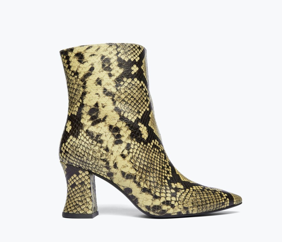 Footwear FREDA SALVADOR | Jamie Ankle Boot Wheat Embossed Snake