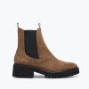 Footwear FREDA SALVADOR | Brooke Rain Resistant Boot Brown Suede Water Resistant