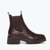 Footwear FREDA SALVADOR | Brooke Rain Resistant Boot Dark Brown Calf Water Resistant