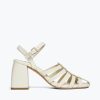 Footwear FREDA SALVADOR | Marisa Heeled Fisherman Dove White Calf