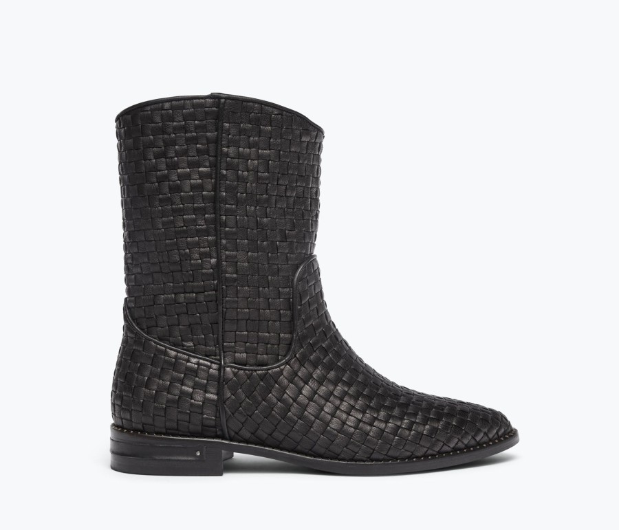 Footwear FREDA SALVADOR | Dolly Western Boot Black Woven