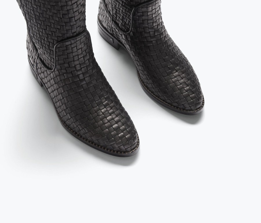 Footwear FREDA SALVADOR | Dolly Western Boot Black Woven